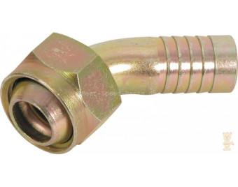 Rohrkrümmer mit Mutter 45° Rohrkrümmer mit Mutter 45°
